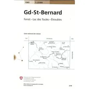1365 GRAND ST BERNARD ECHELLE 1 25 000