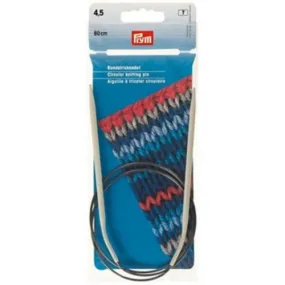 Aiguilles circulaires 80cm n°4.5 prym 211279