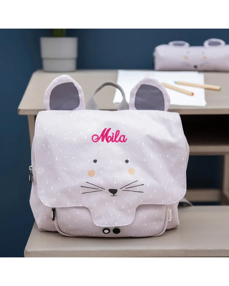 Cartable Mrs Souris personnalisé
