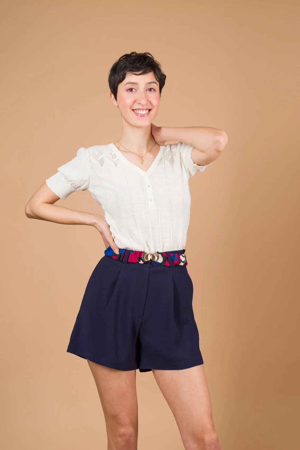 Ceinture élastique coquillage