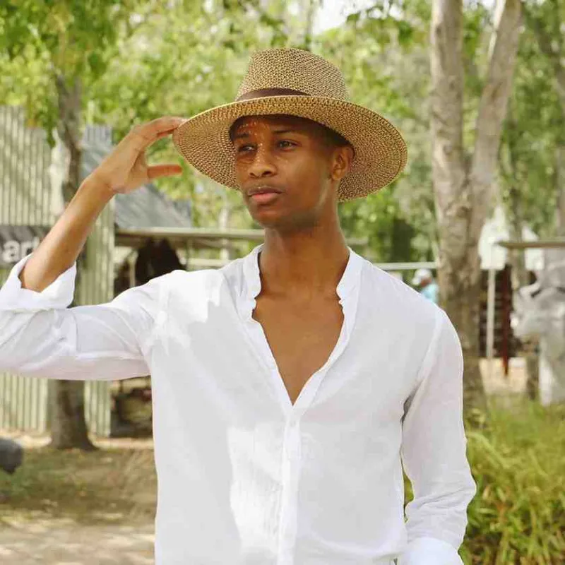 Chapeau marron HOUSE OF ORD Oscar | Fedora anti-UV souple Mixte