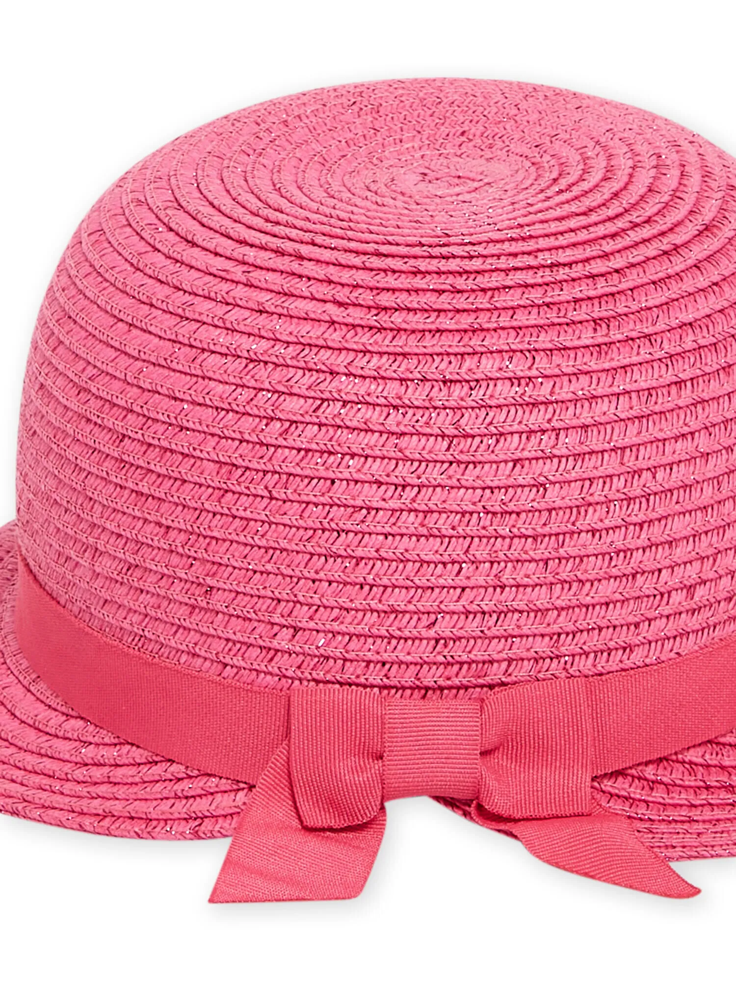Chapeau rose bébé fille