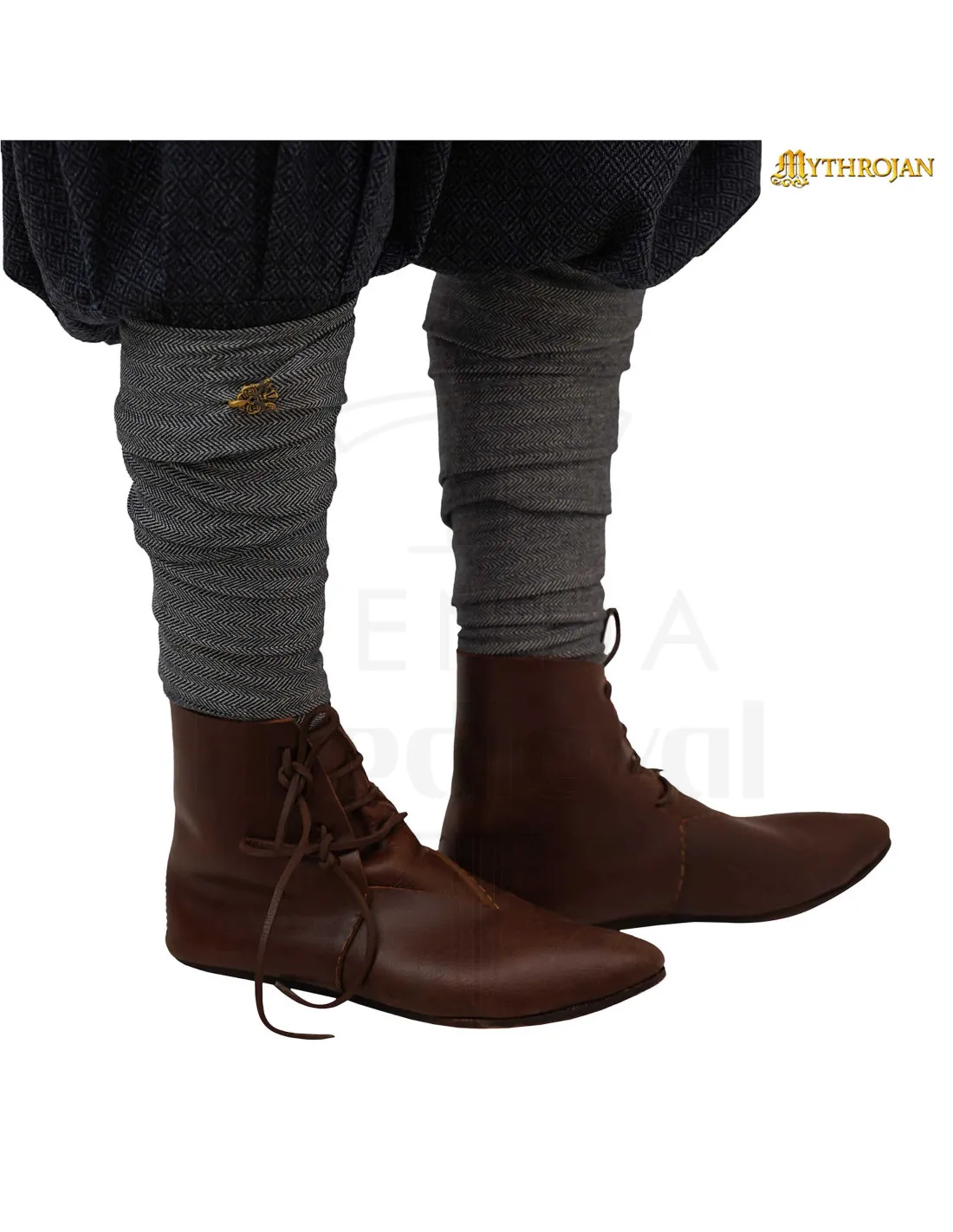 Chaussettes en laine Viking avec fermeture en métal ⚔️ Boutique Épées