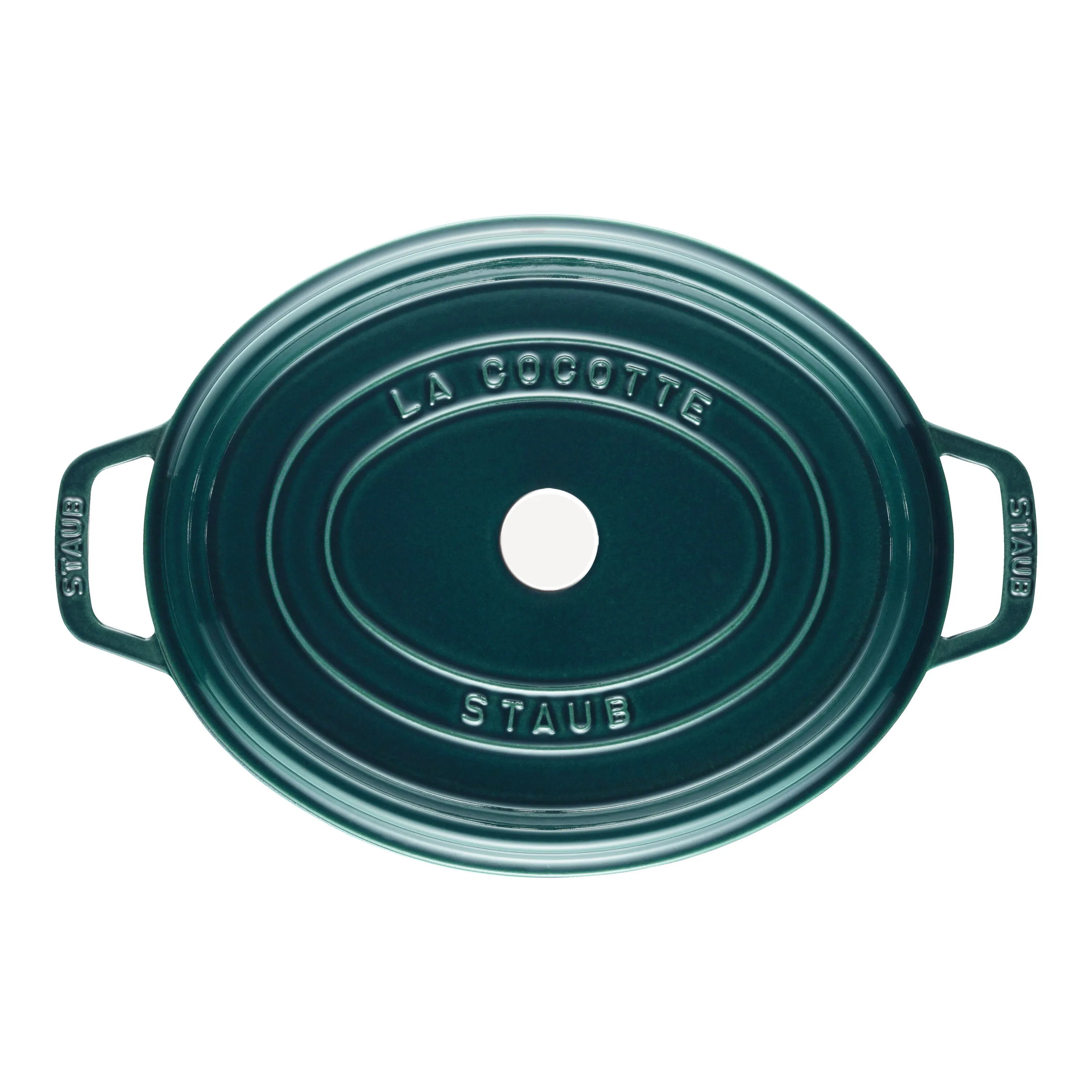 Cocotte 33 cm, Ovale, La Mer, Fonte