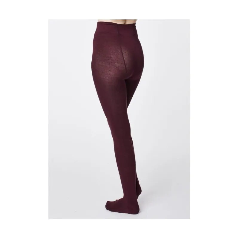 Collants bambou Fig-Aubergine