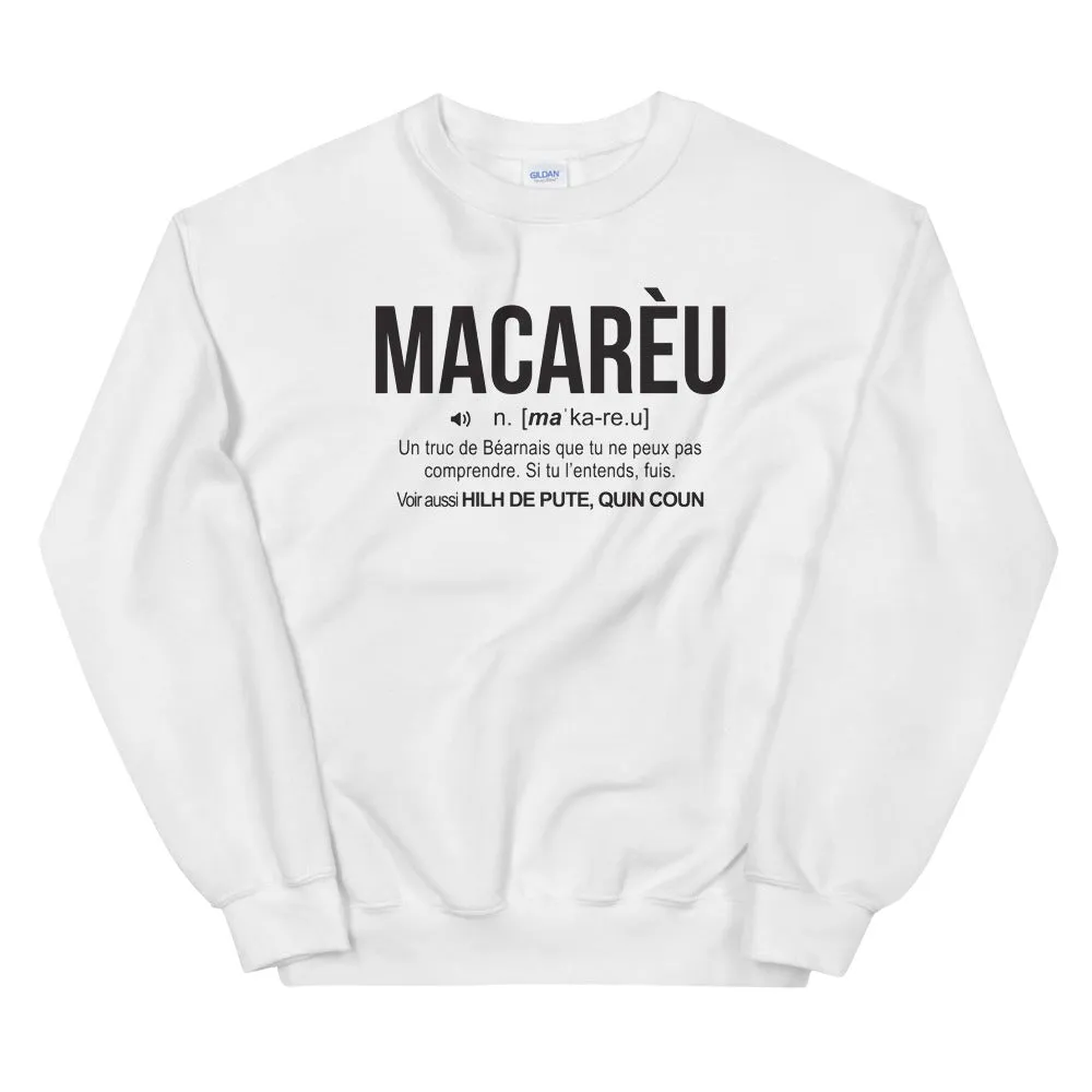 Definition Macarèu - Béarn - Sweatshirt
