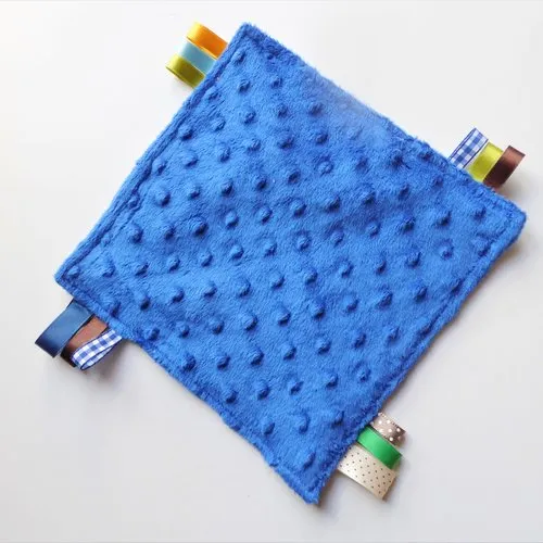 Doudou plat papier bruissant, dinosaures