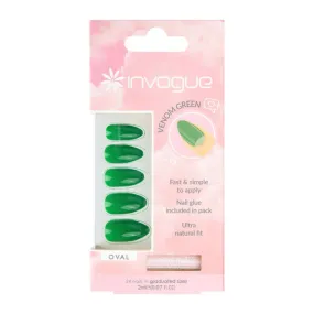 Faux-ongles Colorés Ovale