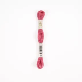 Fil de laine organique à broder Eco Vita 360 coloris 404 rose -16m