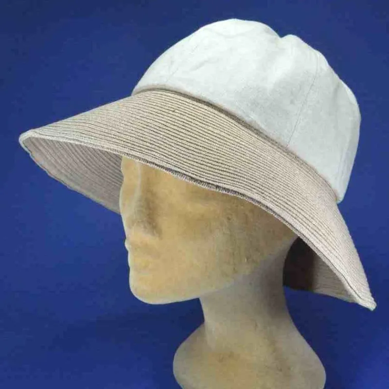 Grand chapeau plage femme - Achat chapeau d'été pas cher - Capeline femme