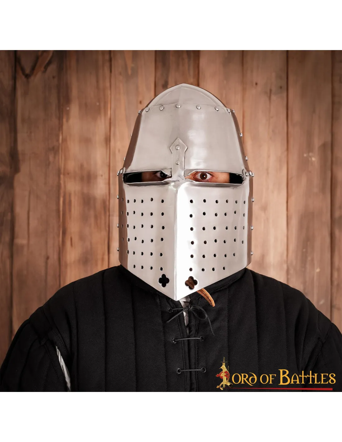 Grand Heaume Sir Richard Pembridge, S. XIV ⚔️ Boutique Épées