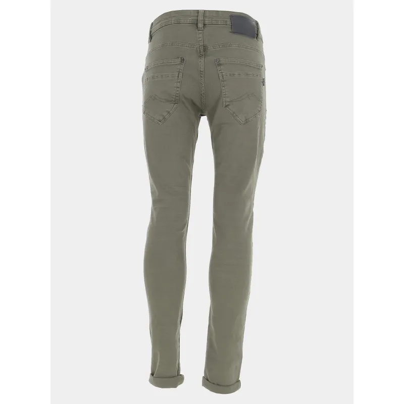 Jean slim jogino kaki homme - Deeluxe | wimod