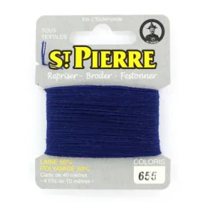 Laine Saint Pierre pour repriser / broder - royal n°655