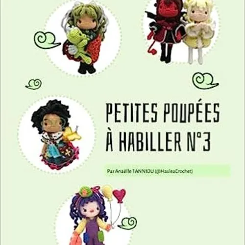 Livre papier : petites poupées à habiller n°3