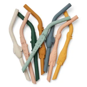 Lot de 8 Pailles Carlson - All Together Yellow Mellow Multi Mix