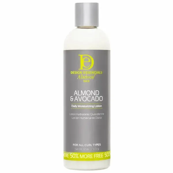 Lotion Hydratante Quotidienne - Almond & Avocado - Design Essentials Natural