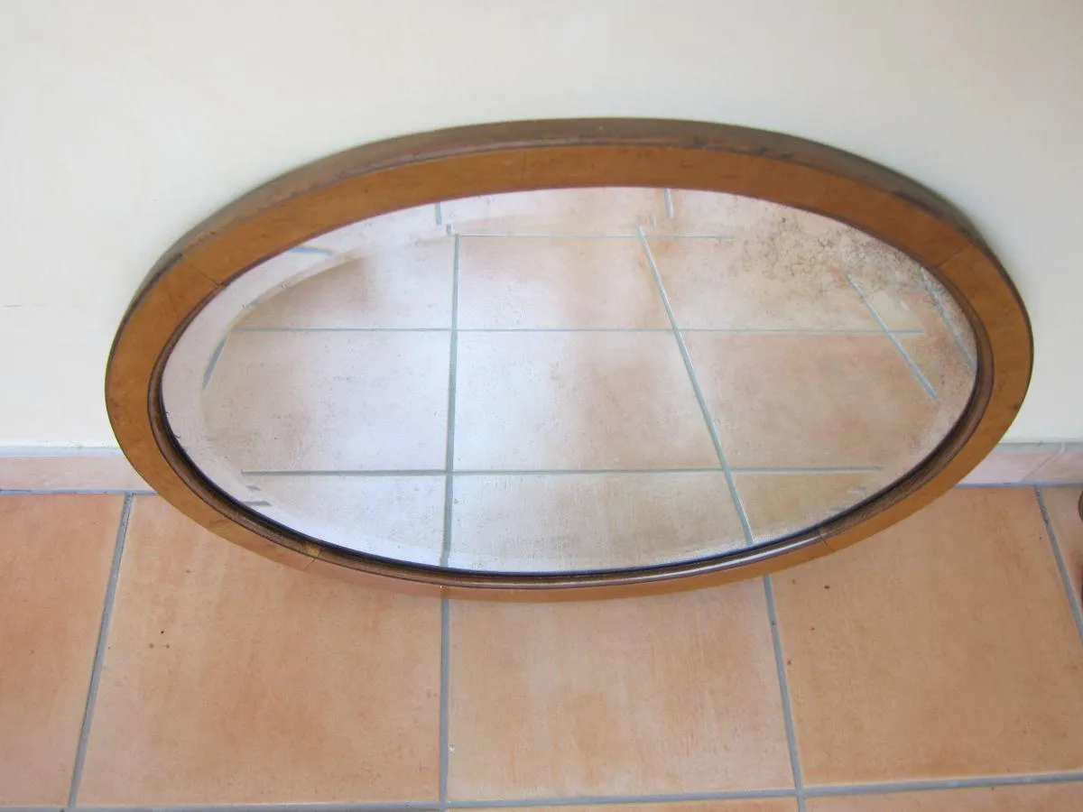 miroir ovale année 40