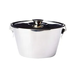 Moule à flan avec couvercle inox 16 cm Ibili 