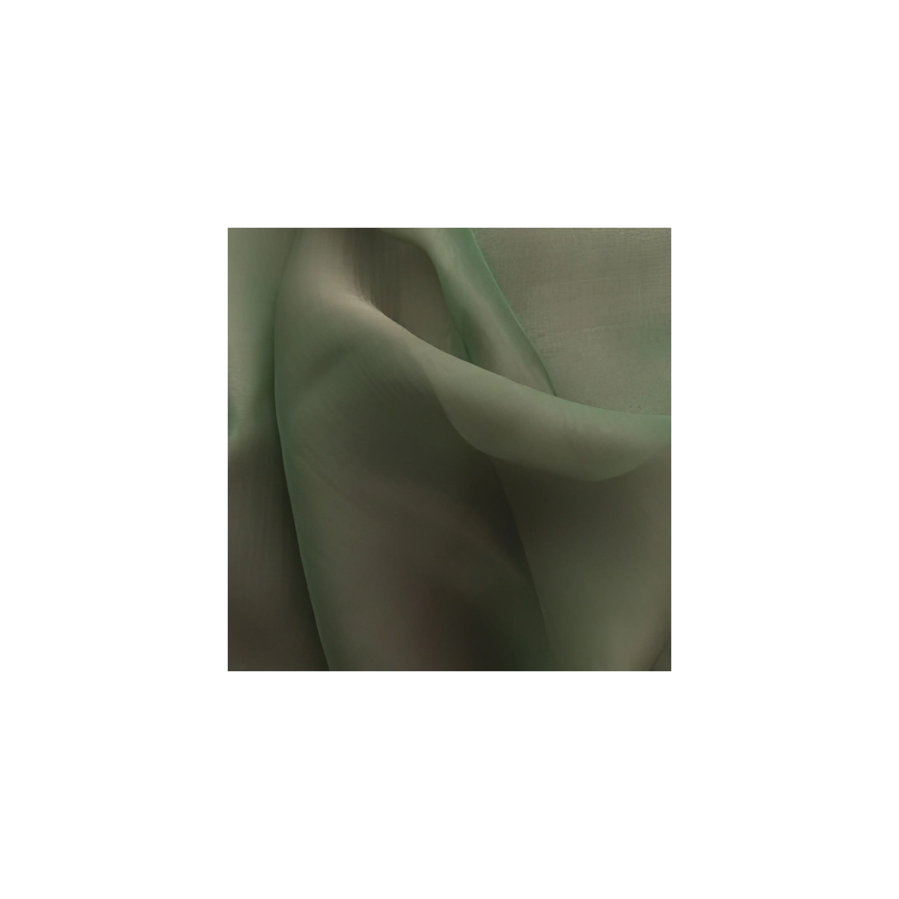 Mousseline Changeante Vert/Rose