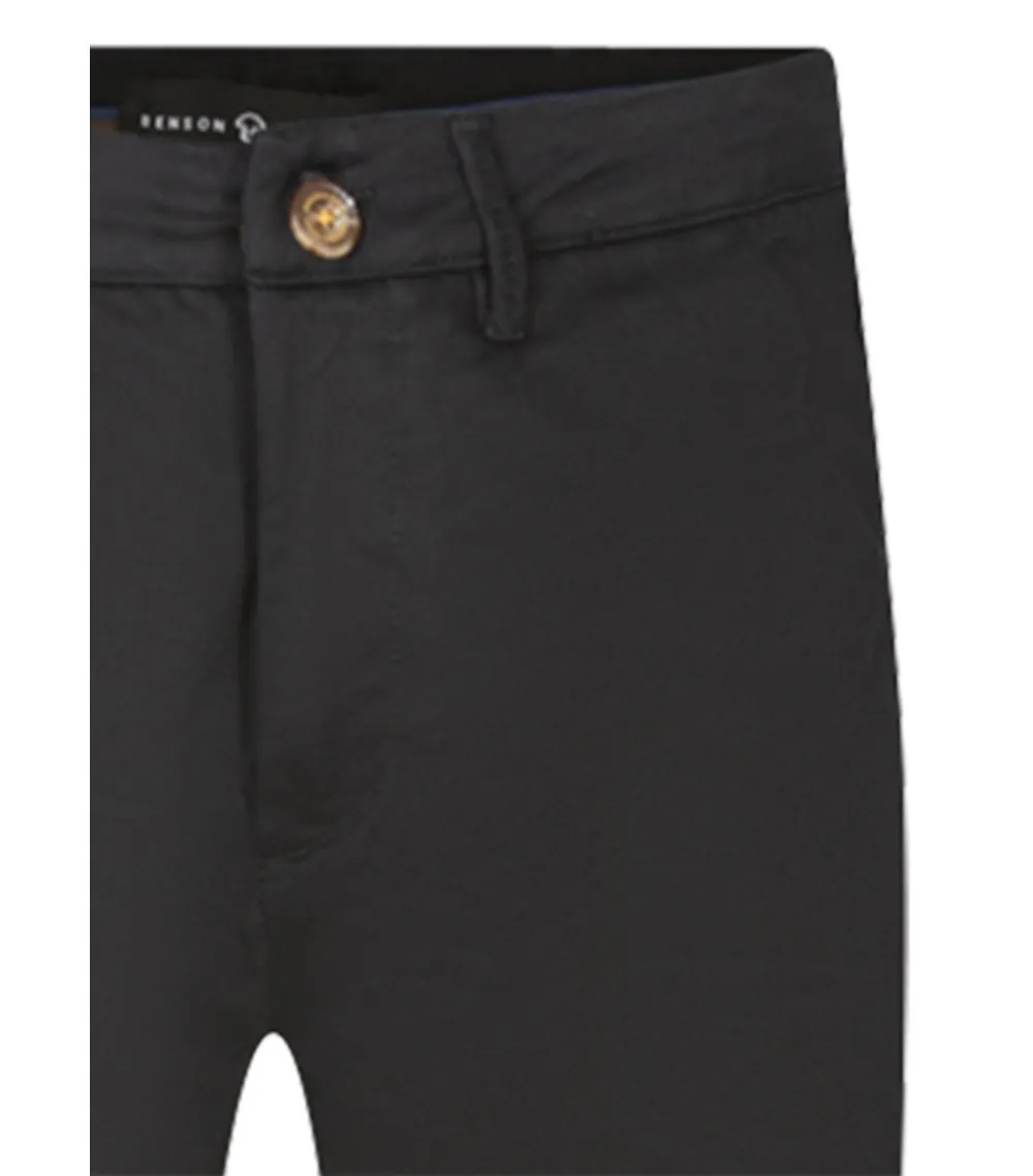 Pantalon Benson & Cherry coton  noir