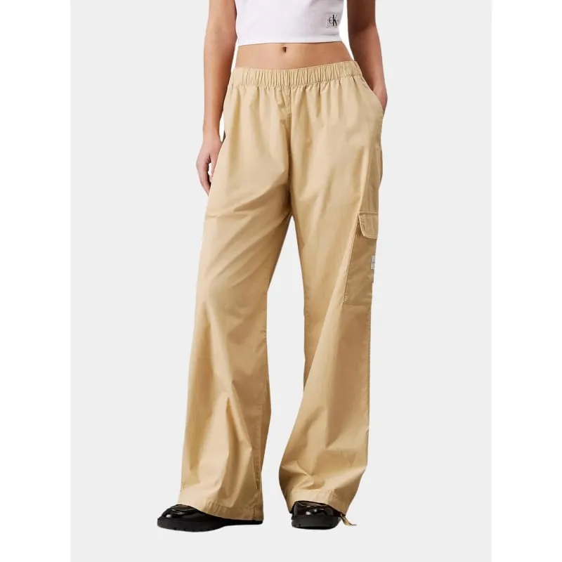 Pantalon cargo malfy taille haute kaki femme - Only | wimod