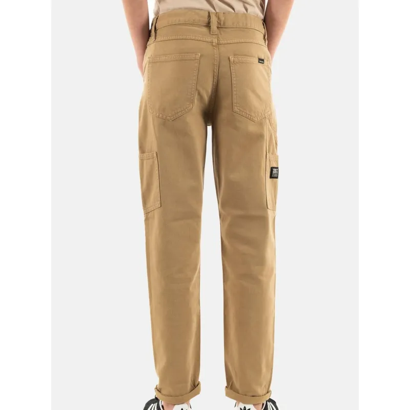 Pantalon carpenter marron garçon - Teddy Smith | wimod