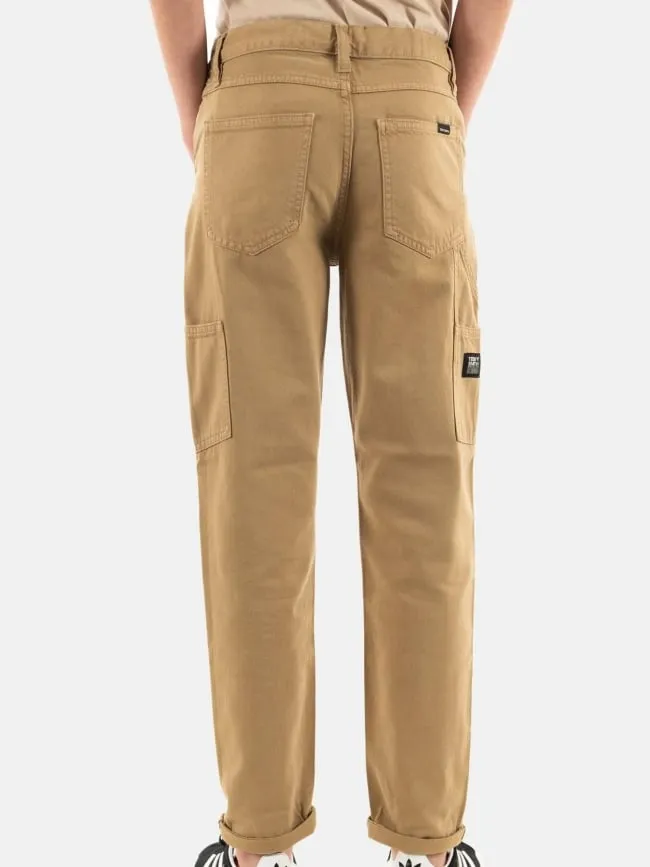 Pantalon carpenter marron garçon - Teddy Smith | wimod