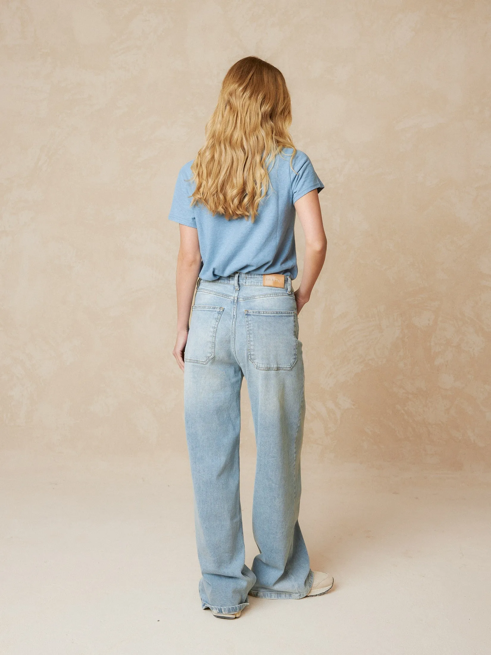 PANTALON EN JEAN WIDE LEG