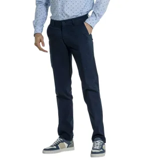 Pantalon Mise Au Green coton mélangé  marine