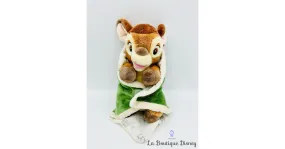 Peluche Bambi Disney Nicotoy faon couffin couverture verte doudou 25 cm