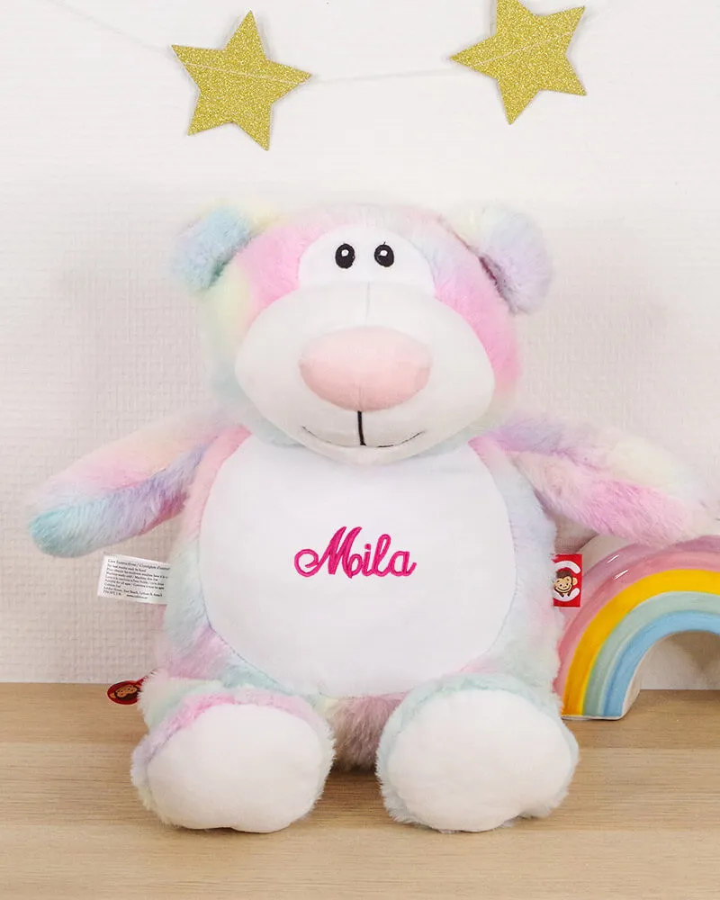 Peluche Ours pastel Cubbyford personnalisée