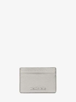 Porte-cartes en cuir grainé