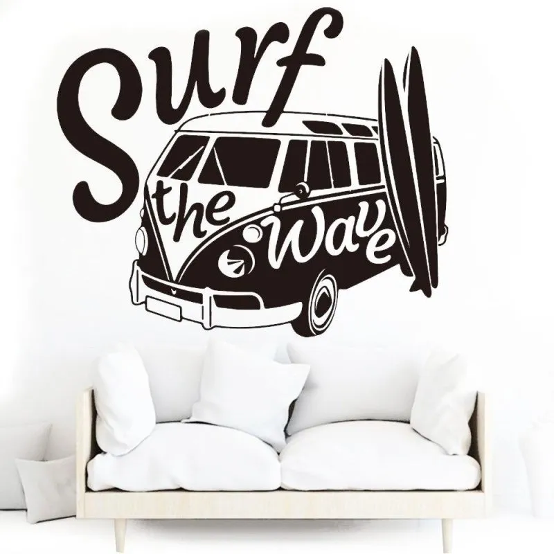 Sticker Surf - Rétro
