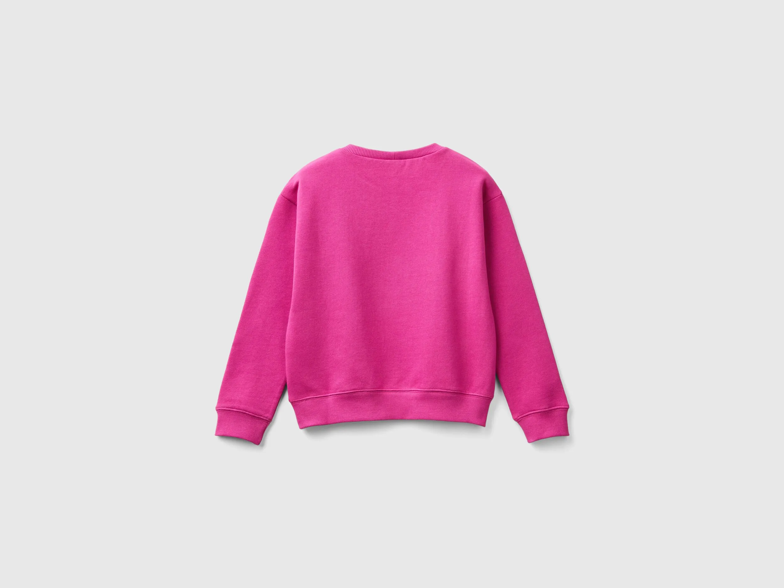 Sweat 100 % coton à logo pailleté