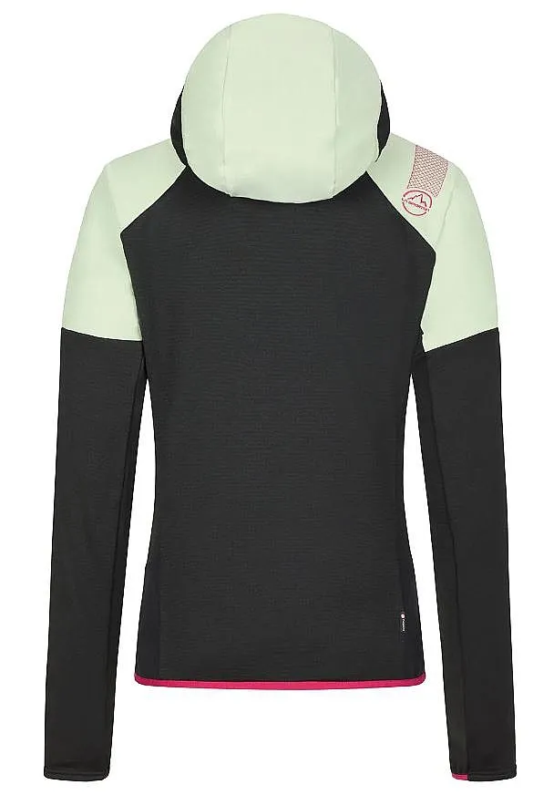 sweat-shirt La Sportiva Session Tech Hoody Zip - Black/Celadon - women´s