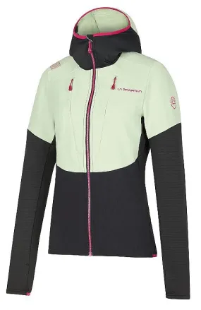 sweat-shirt La Sportiva Session Tech Hoody Zip - Black/Celadon - women´s