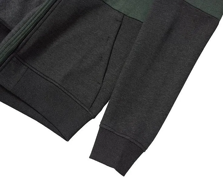 sweat-shirt Loap Edcar Zip - P83XP/Jungle Green Melange - men´s