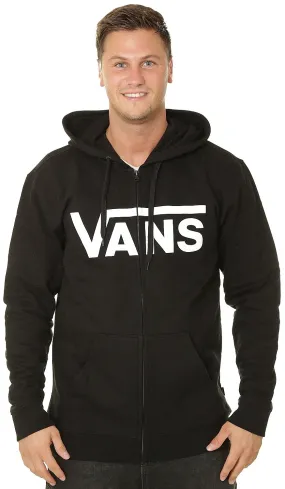 sweat-shirt Vans Classic Zip - Black/White - men´s