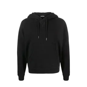 Sweat-shirt à capuche Vintage en coton noir