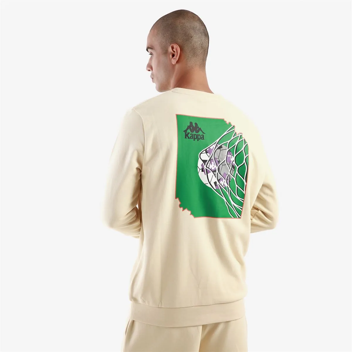 Sweatshirt homme Vanes Authentic Beige