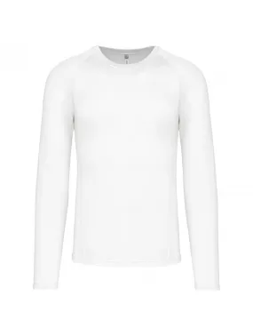 T-shirt double peau sport manches longues unisexe