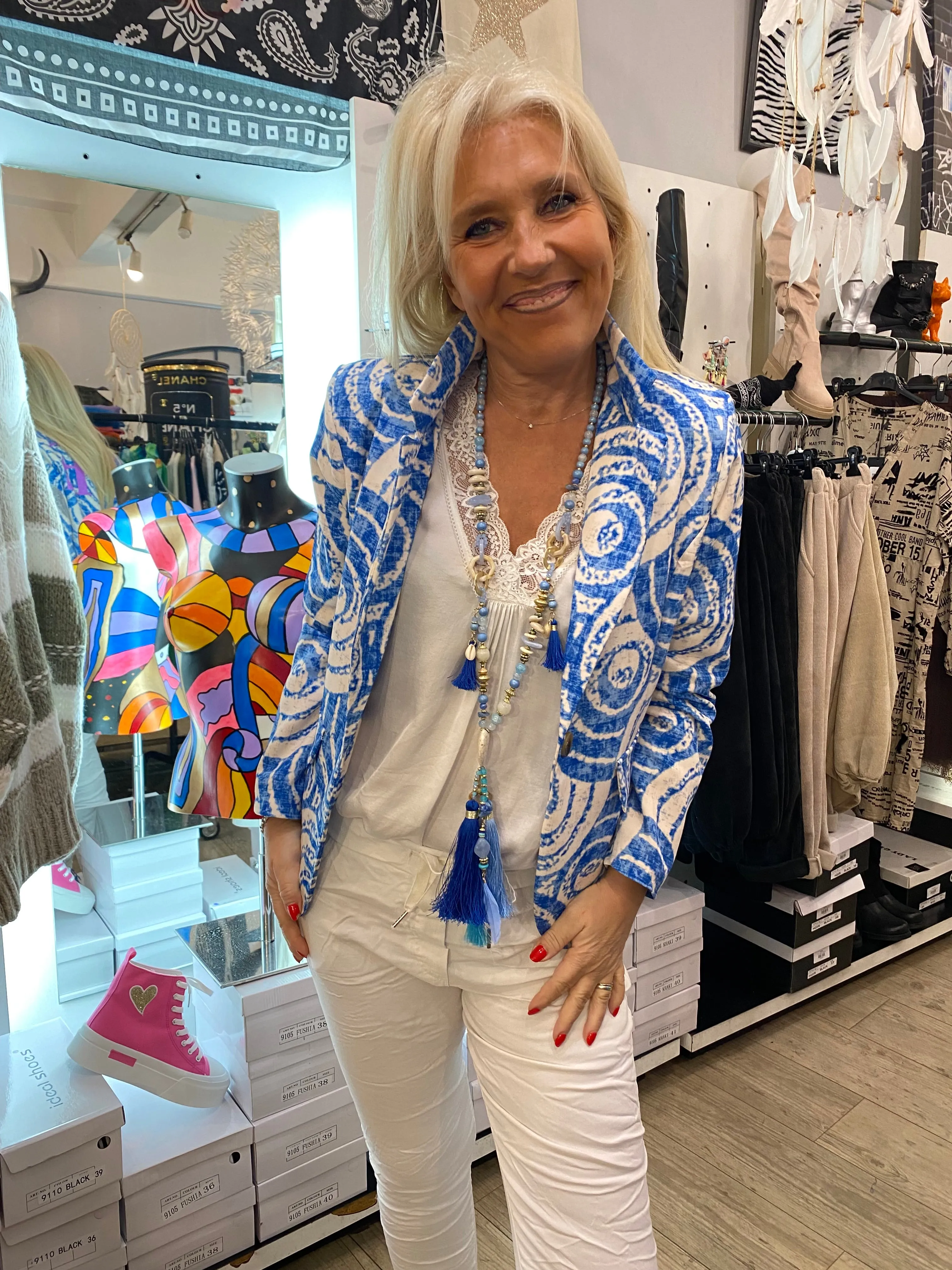 Veste ciel blanche